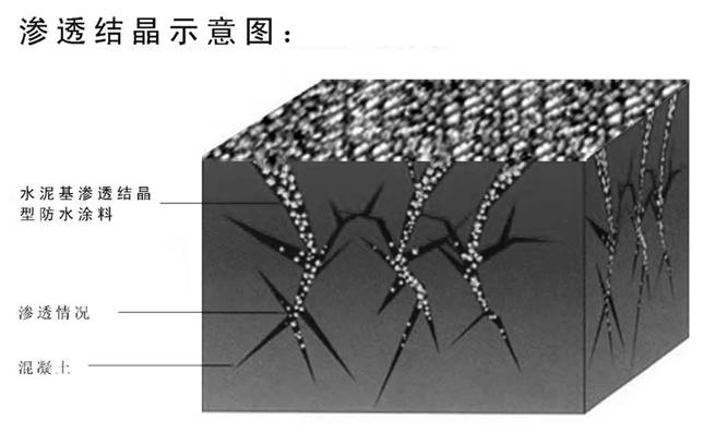 水泥基渗透结晶型防水材料